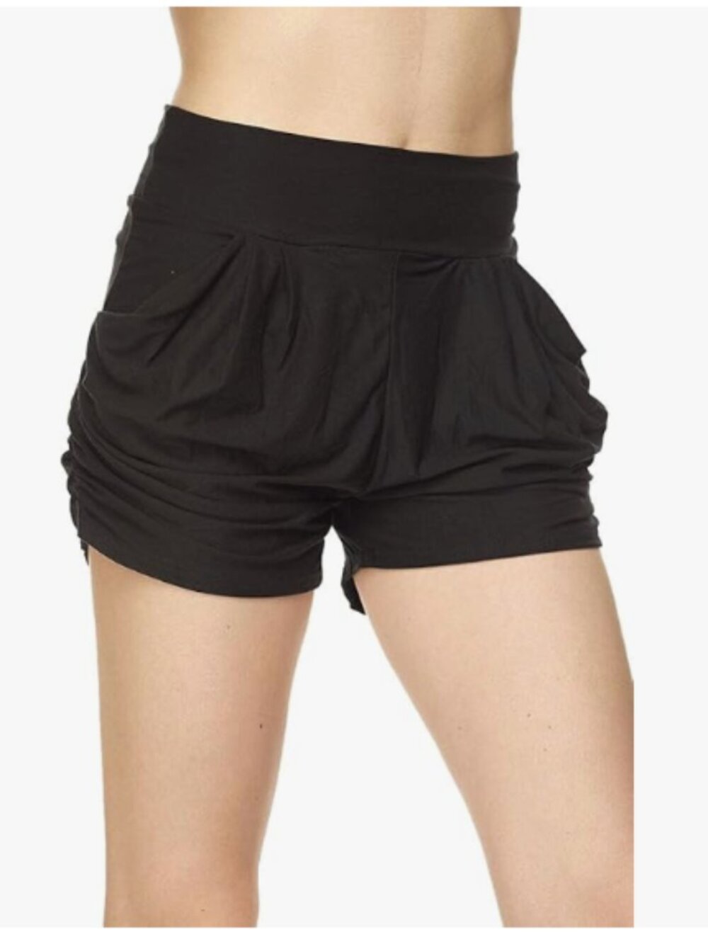 Soft High Waist Harem Shorts - Size L/XL (12-18)